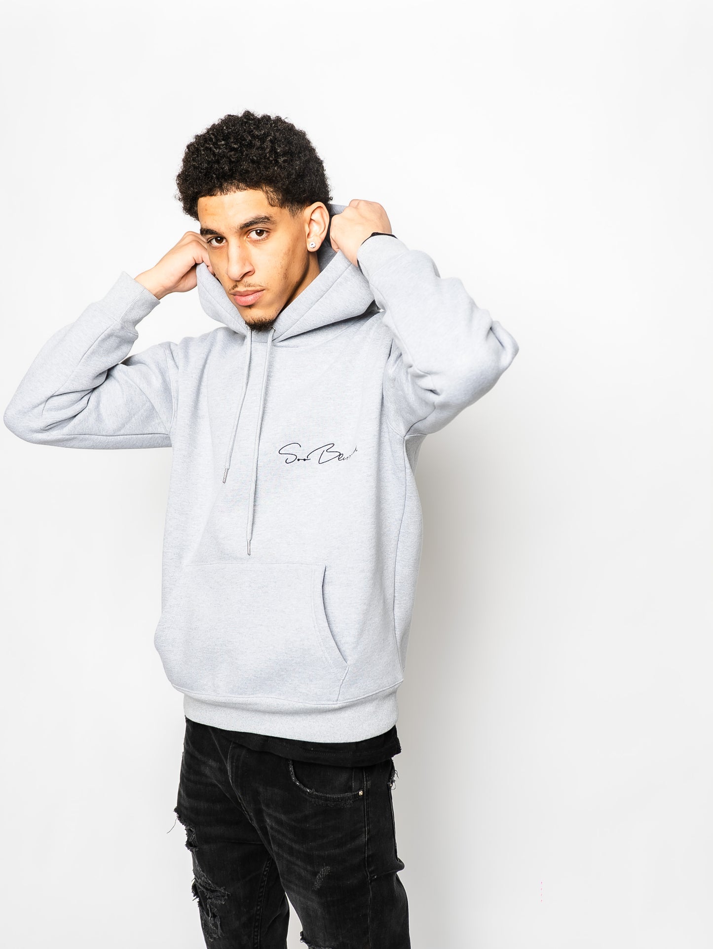 Grey Signature Hoodie